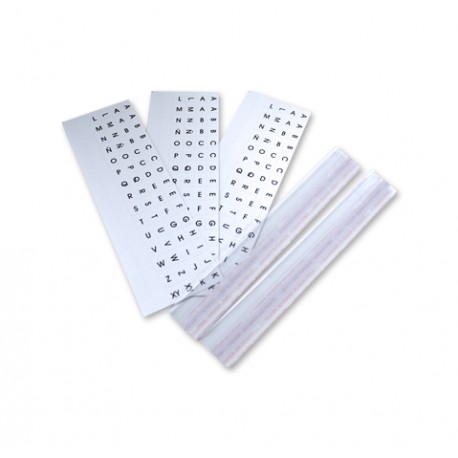 INDEX TABS TRANSPARENTE CAJA X 10 UNIDADES ARTESCO