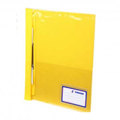 FOLDER A-4 PLASTICO TRANSPARENTE CON FASTERS VINIFAN