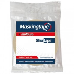 Cinta Adhesiva Shurtape Multiuso de 1" x 40 yardas Shurtape