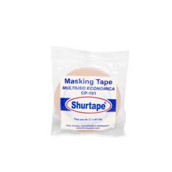 Cinta Adhesiva Shurtape Multiuso de 1/2" x 40 yardas Shurtape