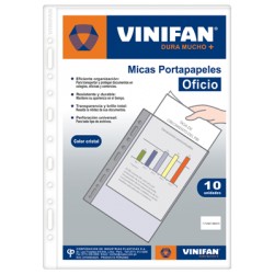 Funda Porta Papel Pvc Oficio Vinifan